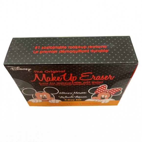 The Original MakeUp Eraser Disney Mickey & Minnie 7 Day Set with Laundry Bag NWB - Picture 2 of 6